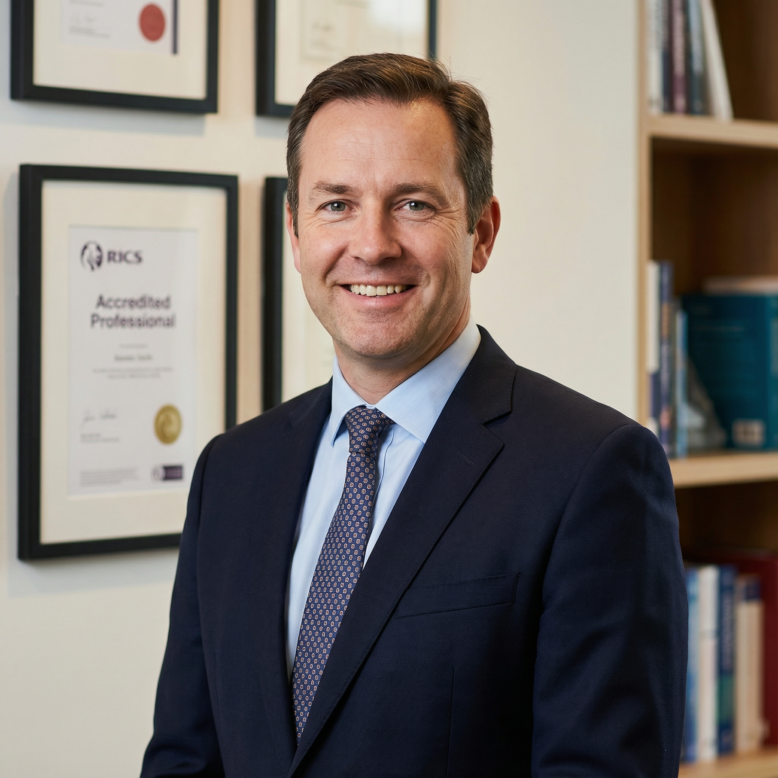 Professional surveyor portrait